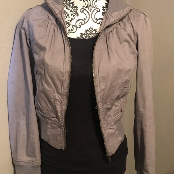 Gray bomber jacket - Picture 1 of 1